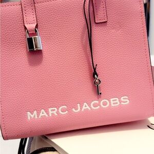 Marc Jacobs Blush Pink Tote with Silver Details